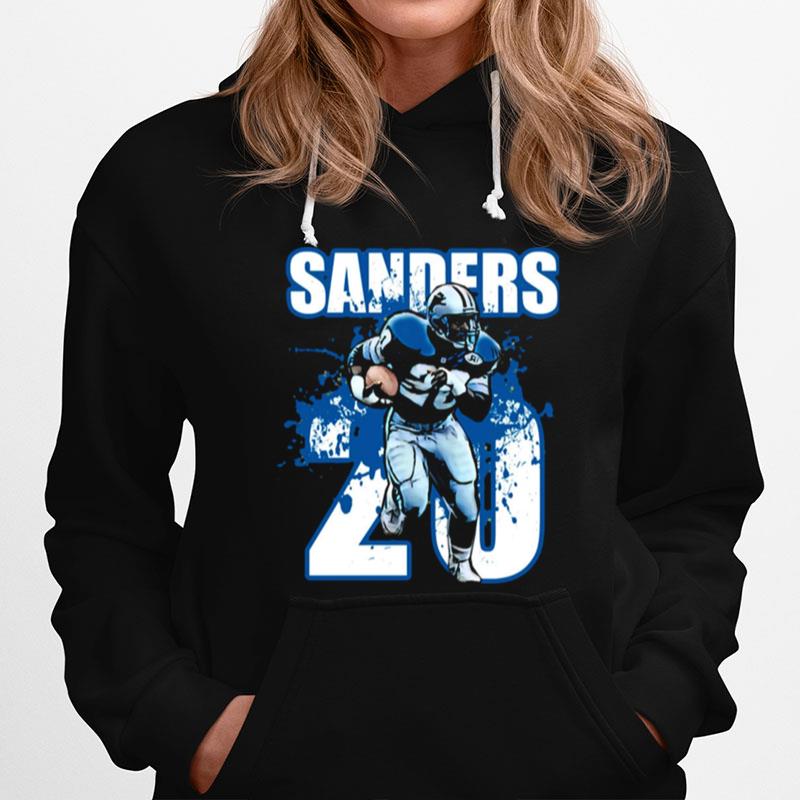 Barry Sanders Detroit Lions Football Hoodie