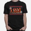 Barstool Golf Tiger Swing Ugly Christmas T-Shirt