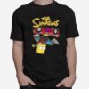 Bart Simpson And The Skateboard The Simpsons Copy T-Shirt