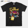 Bart Simpson And The Skateboard The Simpsons Copy T-Shirt