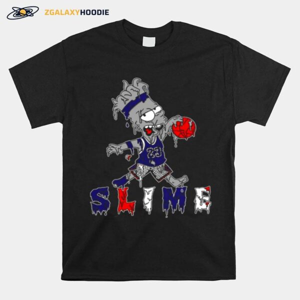 Bart Slime 2D Basketball T-Shirt