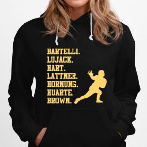 Bartelli Lujack Hart Lattner Hornung Huarte Brown Hoodie