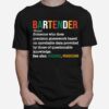 Bartender Definition Bartender Barista T-Shirt