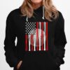 Baseball American Flag Hoodie