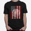 Baseball American Flag T-Shirt