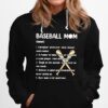 Baseball Mom Caregiver Protector Cleat Cleaner Snack Maker Hoodie