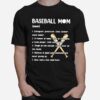 Baseball Mom Caregiver Protector Cleat Cleaner Snack Maker T-Shirt