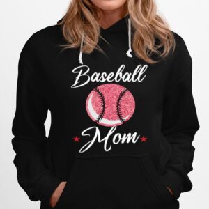 Baseball Mom Cool Sport Mommy Mama Momma Wife Mother Hoodie
