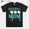 Baseball Mom Leopard Softball Mom T-Shirt