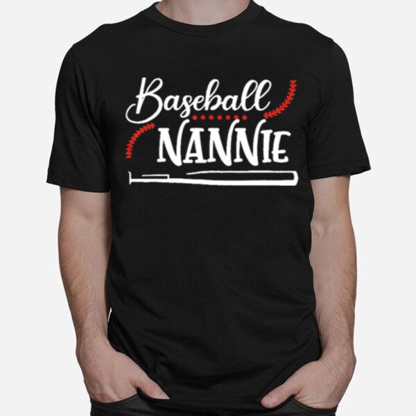 Baseball Nannie Love Baseball T-Shirt