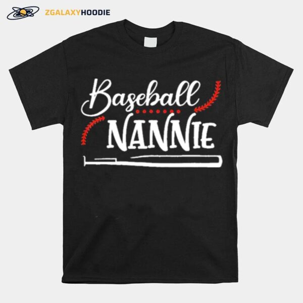 Baseball Nannie Love Baseball T-Shirt