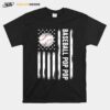 Baseball Pop Pop American Flag T-Shirt