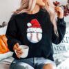 Baseball Santa Hat Christmas Sweater