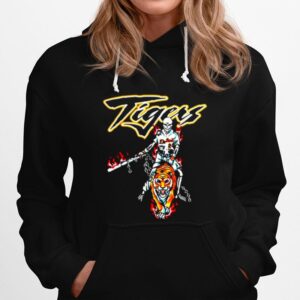 Baseball Skeleton Sana Detroit Tigers Hoodie