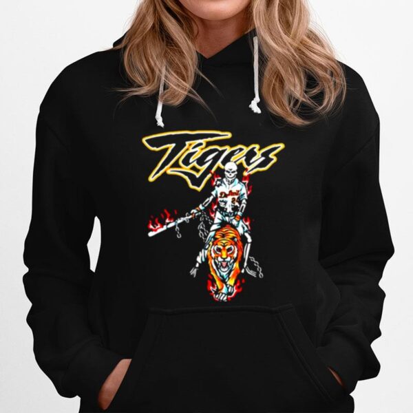 Baseball Skeleton Sana Detroit Tigers Hoodie