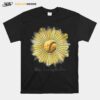 Baseball Sunflower Busy Raising Ballers T-Shirt