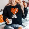 Baseketball And Baseball Heart Ball Mom Sweater