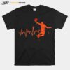 Basketball Player Streetball Sport Game Heartbeat Player T-Shirt