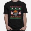 Basketball Ugly Christmas Holiday Sports T-Shirt