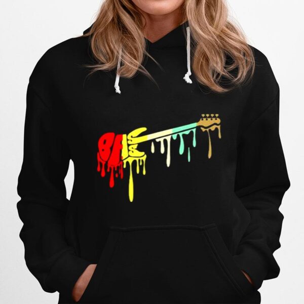 Bass Guitar Vintage Hoodie