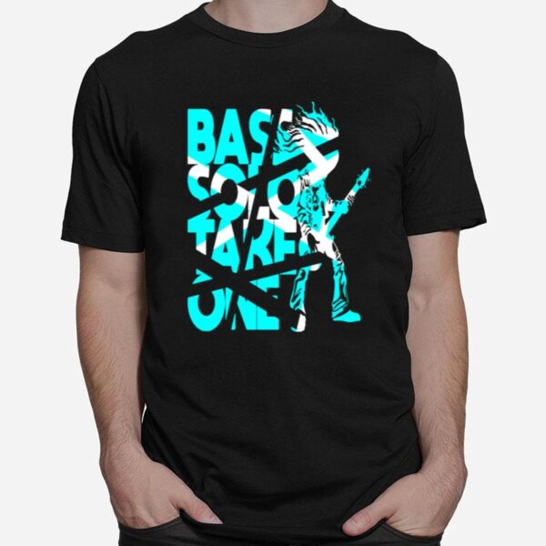 Bass Solo Take One Van Halen Pattern T-Shirt