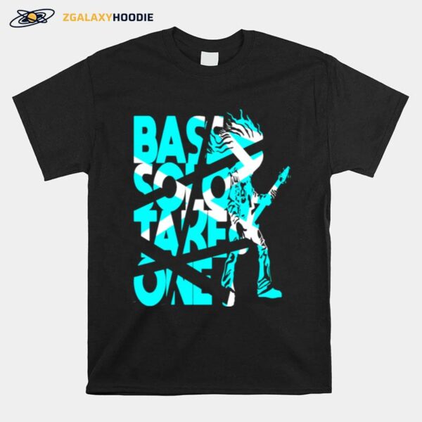 Bass Solo Take One Van Halen Pattern T-Shirt