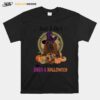 Basset Hound Just A Girl Who Loves Dogs And Halloween T-Shirt