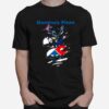 Bat Stitch Dominos Pizza T-Shirt