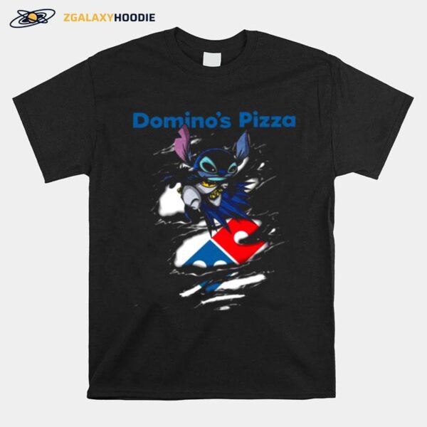 Bat Stitch Dominos Pizza T-Shirt