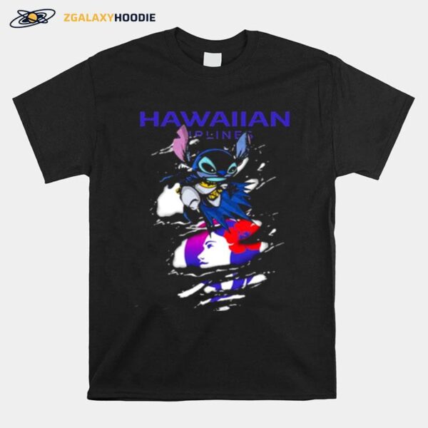 Bat Stitch Hawaiian Airlines Logo T-Shirt