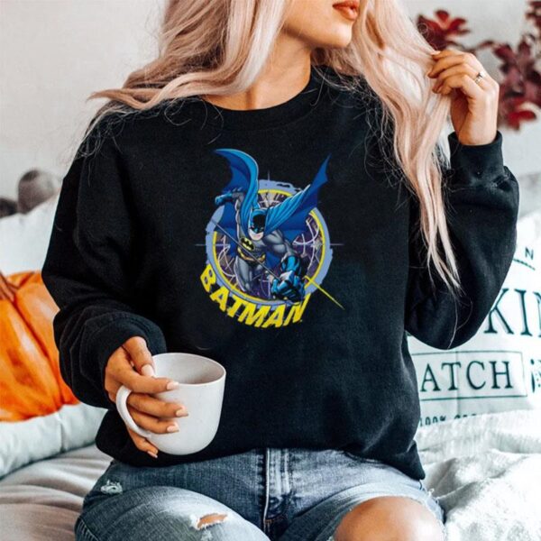 Batman In The Crosshairs Adult Pullover Sweater