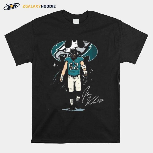 Batman Jason Kelce Philadelphia Eagles Signature T-Shirt