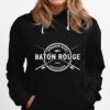 Baton Rouge Vintage Crossed Fishing Rods Hoodie