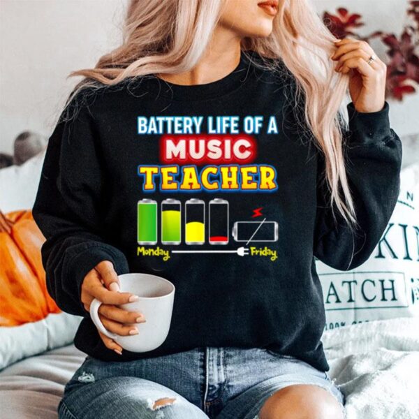Battery Life Of A Music Teacher Sweater