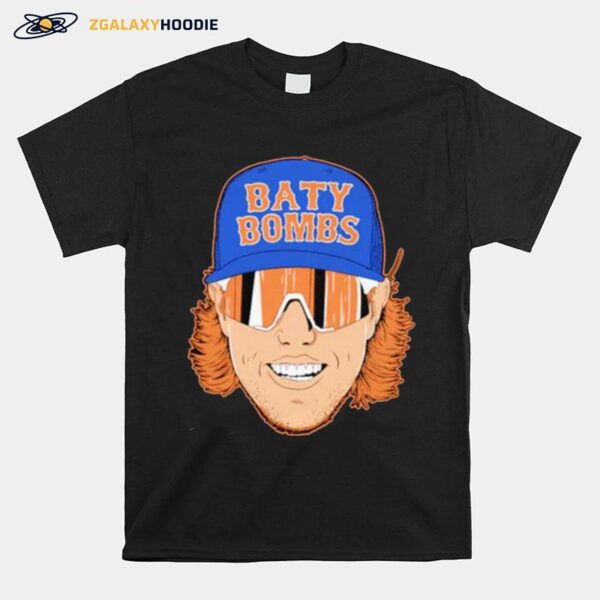 Baty Bombs Brett Baty New York Mets T-Shirt