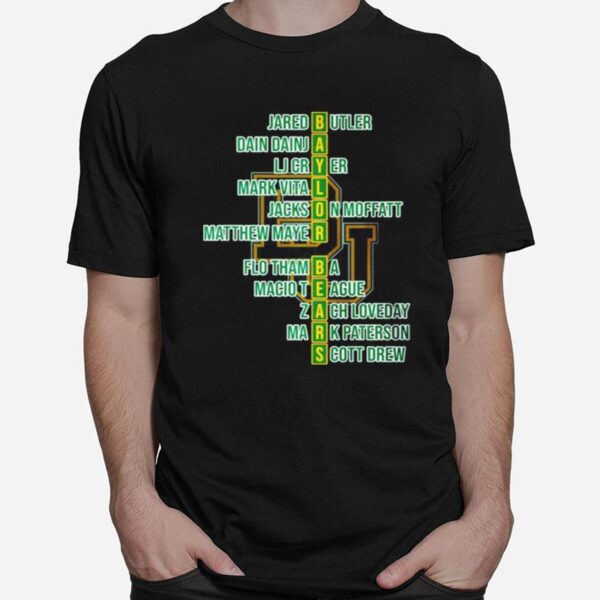 Baylor Bears Jared Butler Dain Dainja Lj Cryer Mark Vital T-Shirt