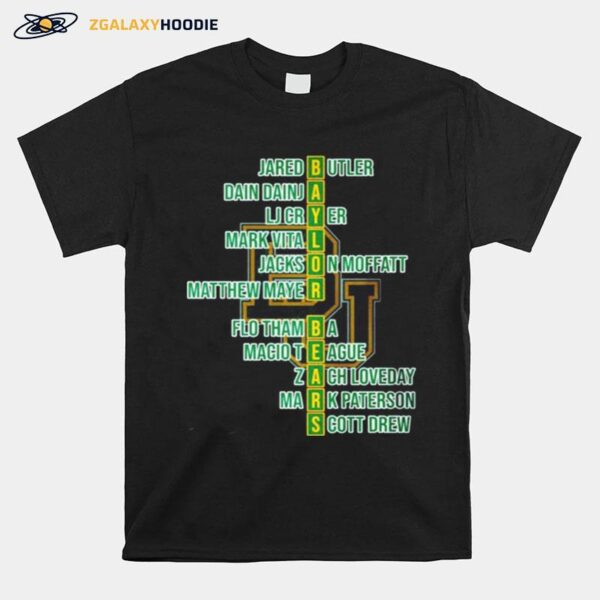 Baylor Bears Jared Butler Dain Dainja Lj Cryer Mark Vital T-Shirt