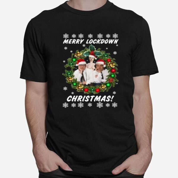 Bottom Merry Lockdown Christmas T-Shirt