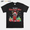 Bouvier Des Flandres Santa The Most Wonderful Time Of The Year Christmas T-Shirt