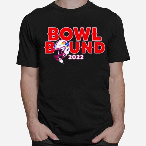 Bowl Bound Royal Kansas Jayhawks 2022 Helmet Copy T-Shirt