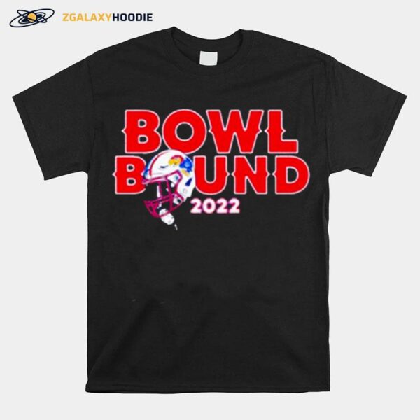 Bowl Bound Royal Kansas Jayhawks 2022 Helmet T-Shirt