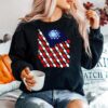 Bowling American Flag Sweater