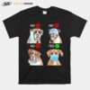 Boxer Dogs Right Way To Wear Mask T-Shirt
