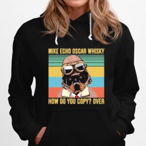 Boxer Mike Echo Oscar Whisky How Do You Copy Over Vintage Retro Hoodie