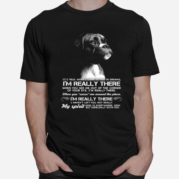 Boxers Its True When I Come To You In Dream Im Really There T-Shirt