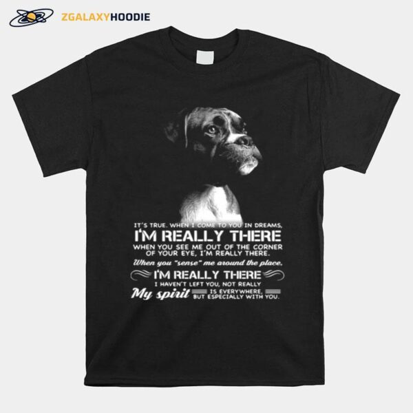 Boxers Its True When I Come To You In Dream Im Really There T-Shirt