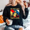 Boxing So You Lift Thats Cute Vintage Sweater