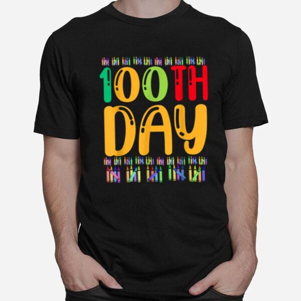 Boys Girls 100Th Day 100 Days Of School T-Shirt