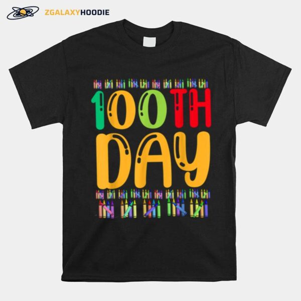 Boys Girls 100Th Day 100 Days Of School T-Shirt