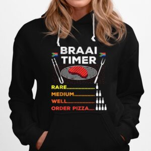 Braai Timer African Bbq Lustige Familie Sudafrika Flagge Hoodie